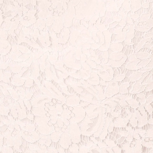 LuLus Devotion White Lace Short Sleeve Midi Dress Small - Picture 4 of 6